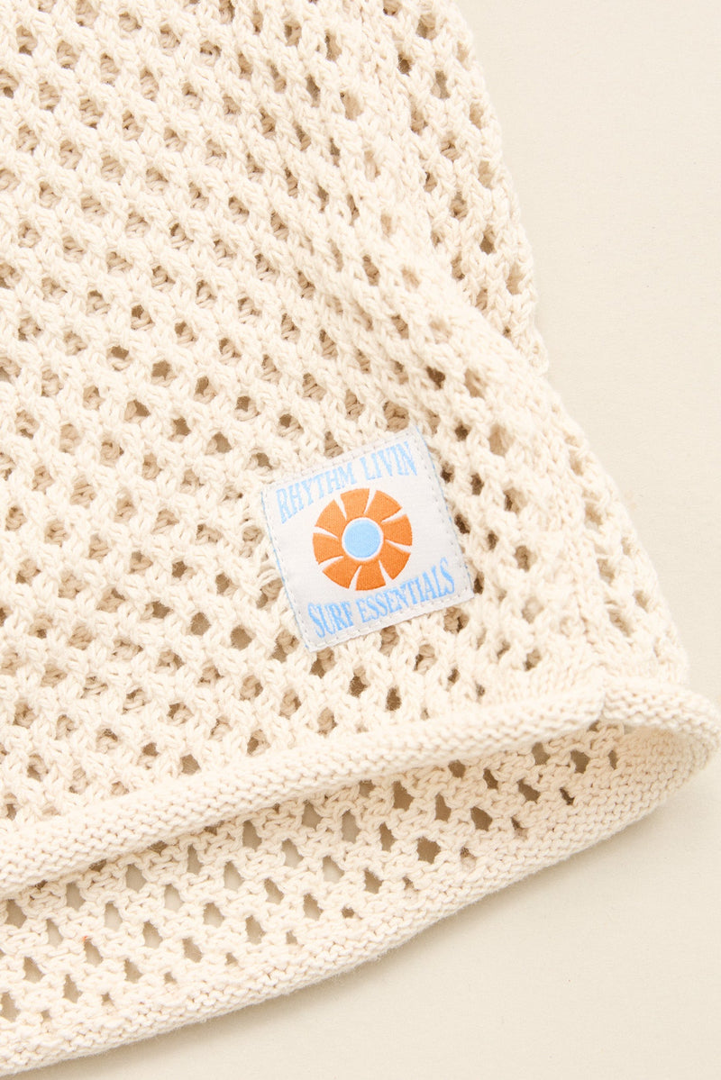 Fisherman Boyfriend Knit Tee Natural