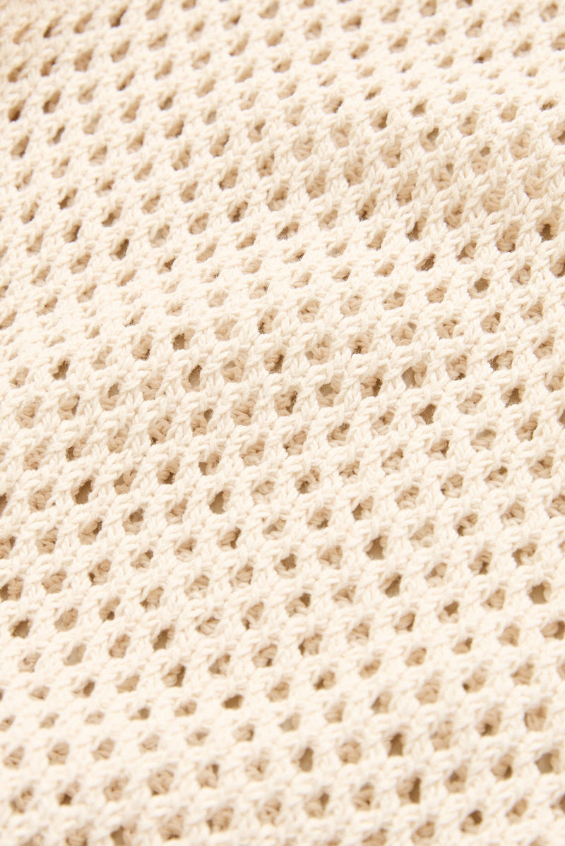 Fisherman Boyfriend Knit Tee Natural