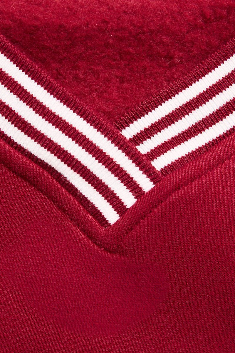 Sloan V-Neck Sweater  Red