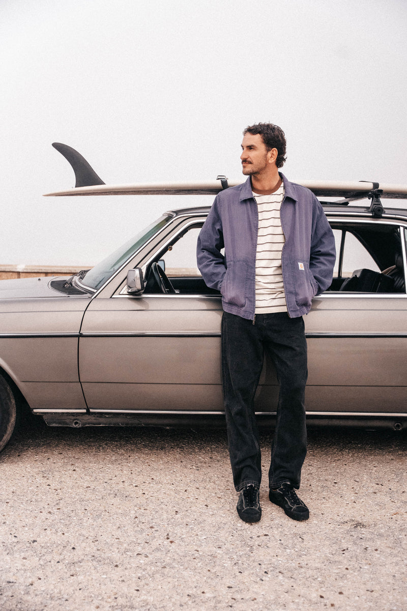 Herringbone Sun Wash Jacket Vintage Blue – Rhythm US