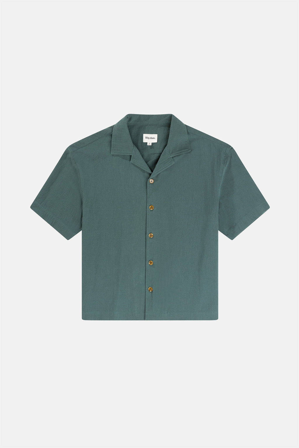 Relaxed Texture Ss Shirt Teal – Rhythm US