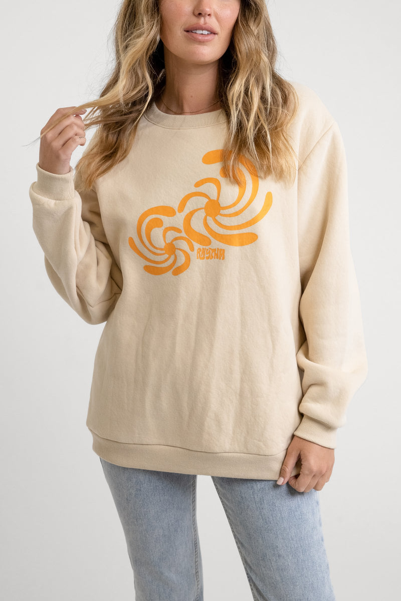 Soliel Crew Neck Fleece Sand