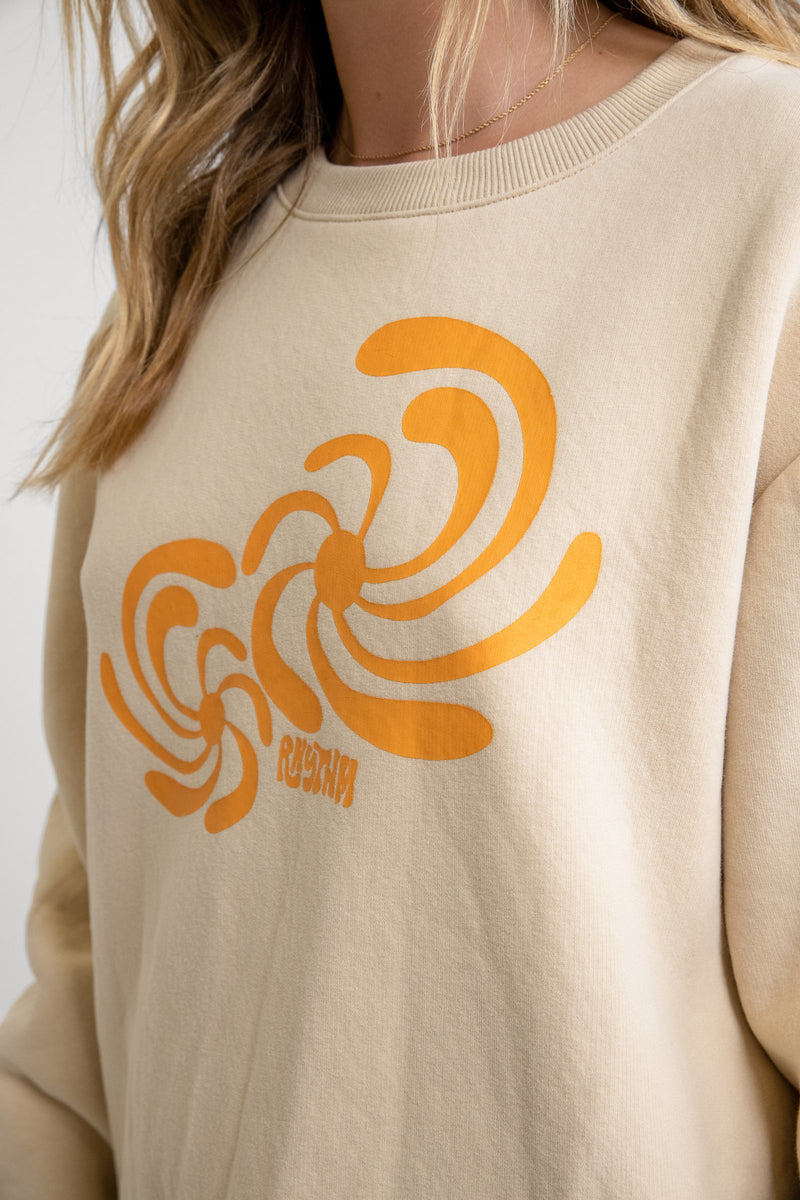 Soliel Crew Neck Fleece Sand