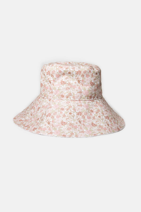 Bouquet Floral Bucket Hat Ivory
