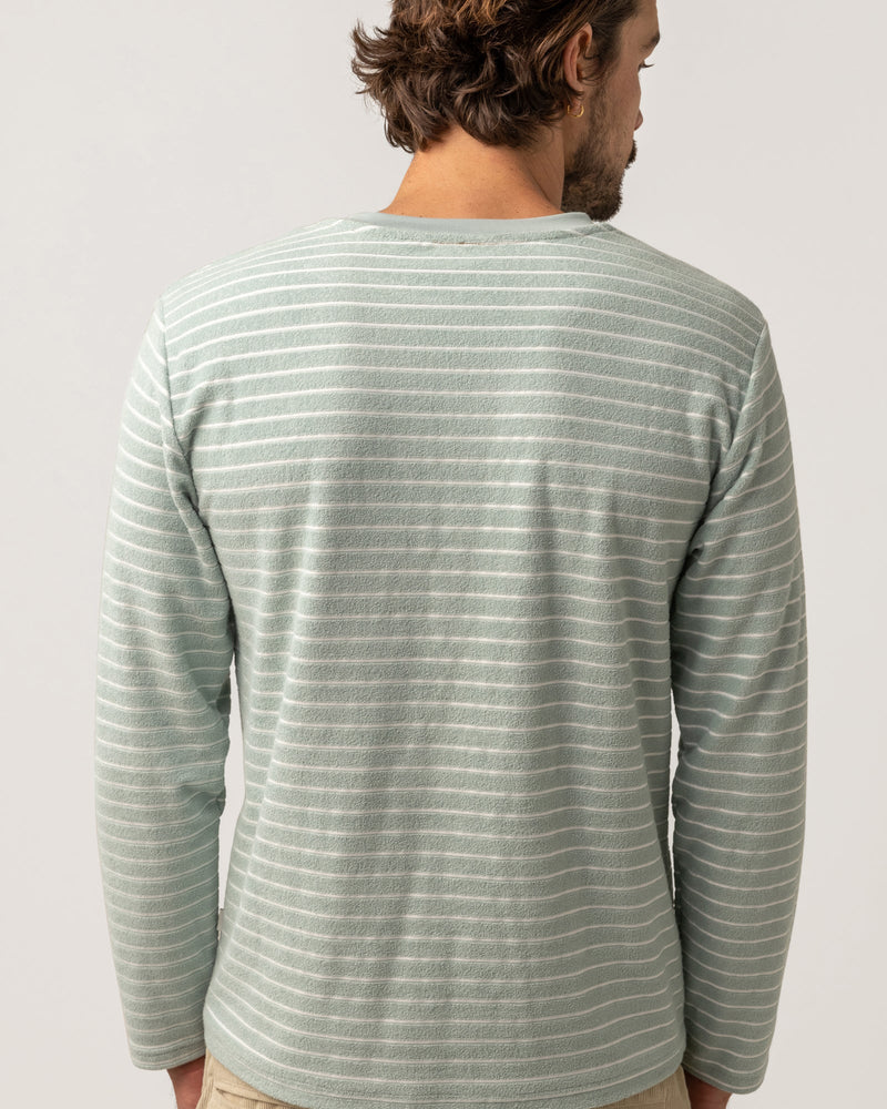 Terry Stripe LS T-Shirt Seafoam – Rhythm US