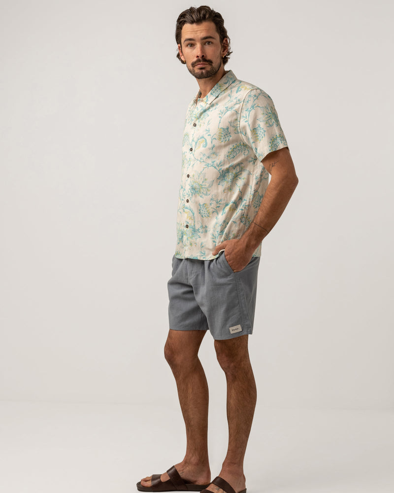 Cairo Paisley SS Shirt Natural – Rhythm US