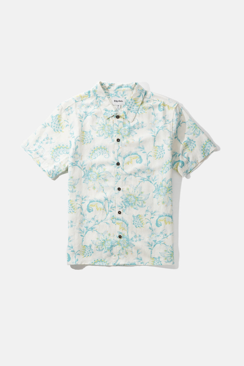 WINDANDSEA PAISLEY-PATTERN S/S SHIRT肩幅48cm - シャツ