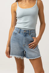 Staple Denim Short Blue Wash