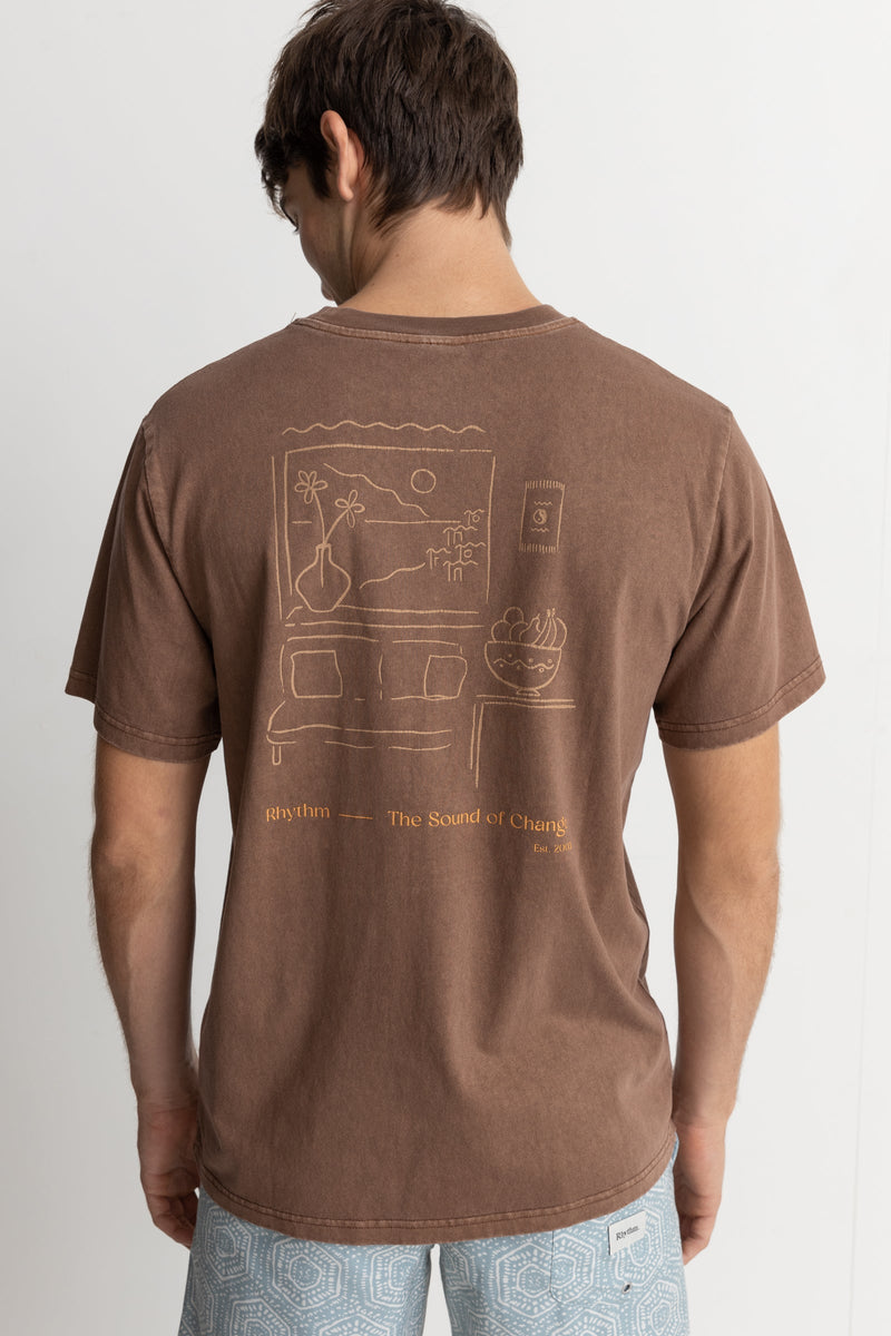 Outside Vintage Ss T-Shirt Brown