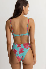 Inferna Floral Knotted Bandeau Top Spring