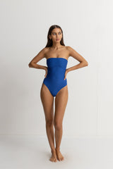 Castaway Strapless One Piece Blue Rhythm US