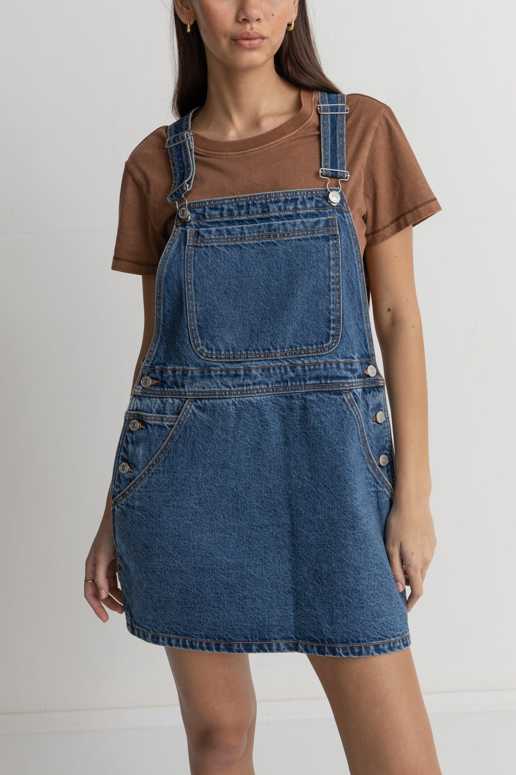 Seaside Overall Dress Blue Rhythm US