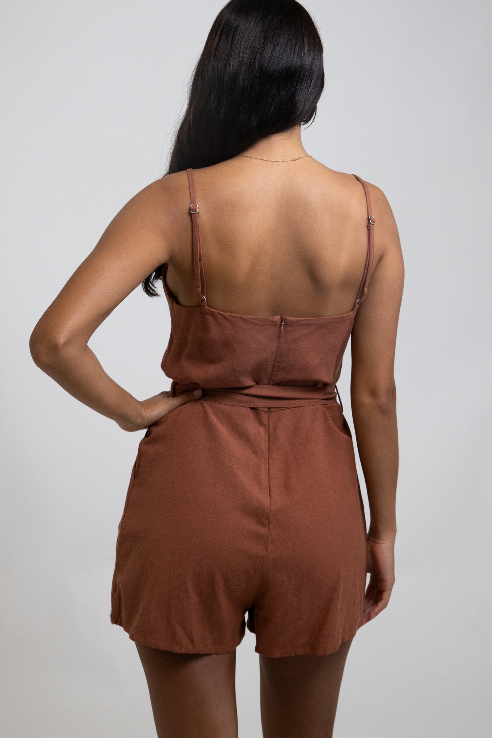 Hazel Tie Side Romper Hazel Tie Side Romper