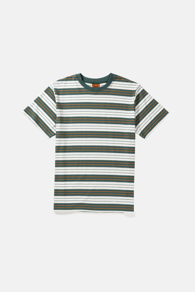 Vintage Stripe SS T-Shirt Teal – Rhythm US