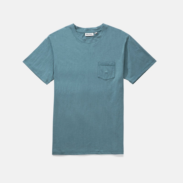 Embroidered Pocket SS T-Shirt Teal – Rhythm US
