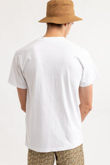 Embroidered Pocket SS T-Shirt White