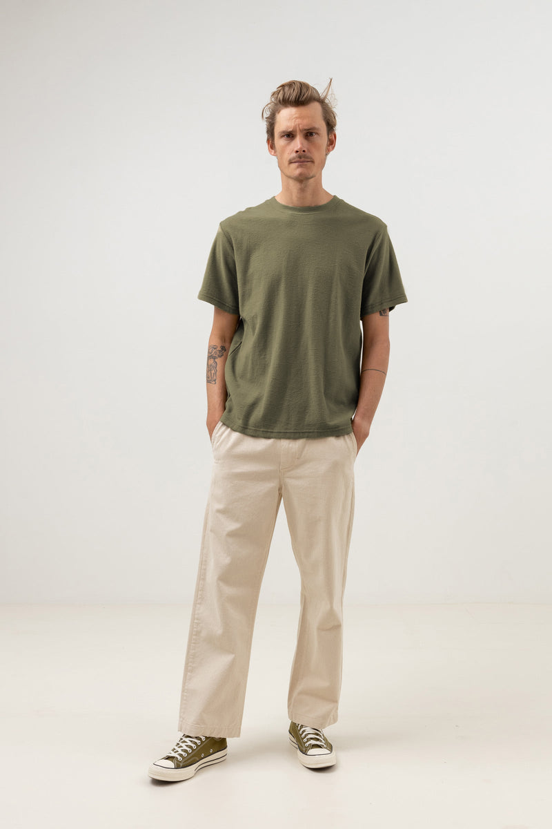 Textured SS T-Shirt Olive – Rhythm US