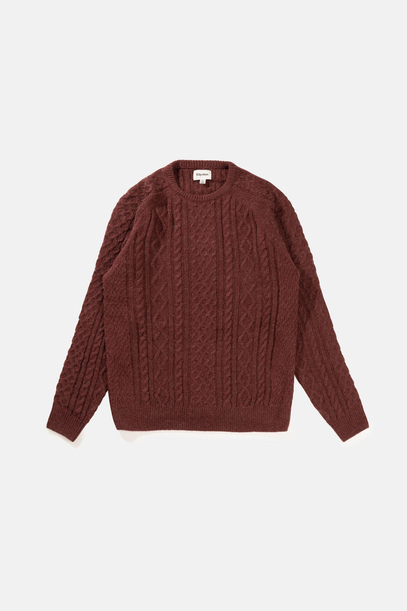 Mohair Fishermans Knit Mulberry – Rhythm US