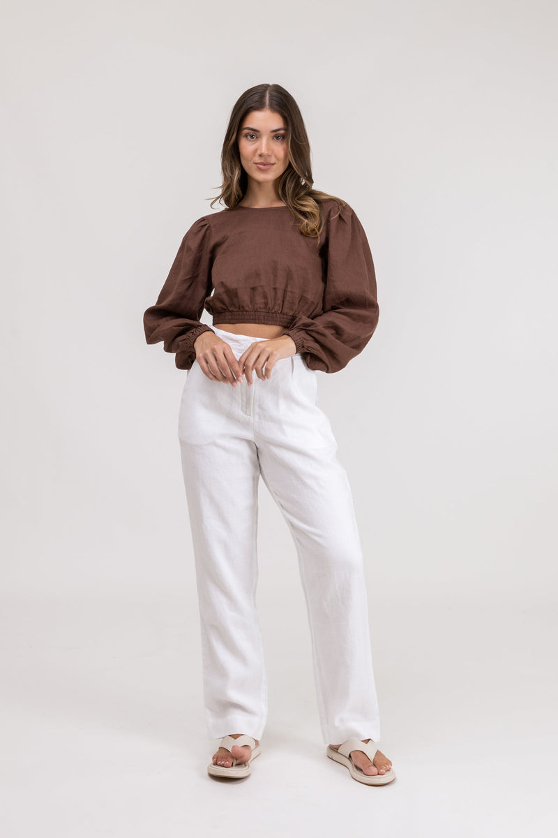 Bette Long Sleeve Top Coco