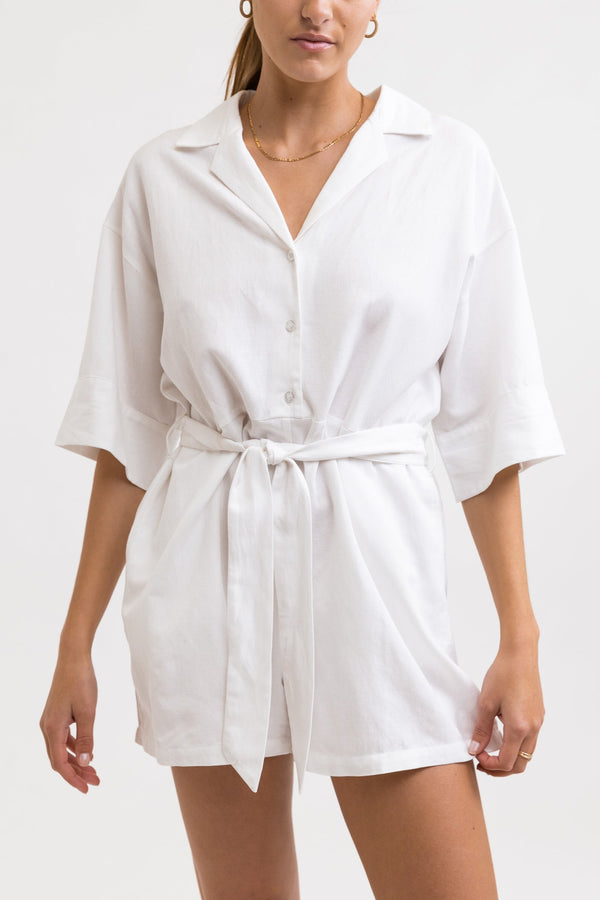 Vacay Romper White