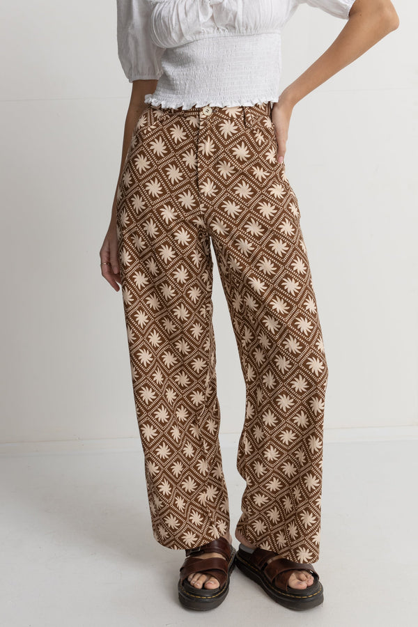 Utopia Wide Leg Pant Brown