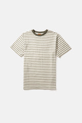 Endure Stripe Vintage Ss T-Shirt Olive