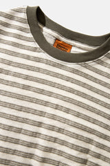 Endure Stripe Vintage Ss T-Shirt Olive