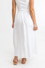 Lucinda Maxi Skirt White