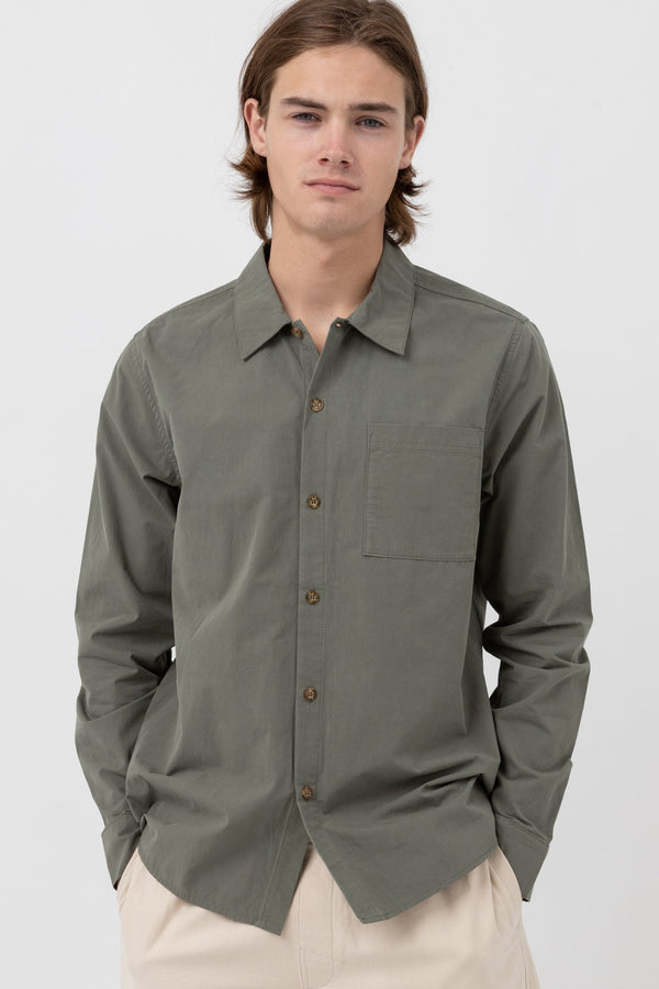 Essential Ls Shirt Moss
