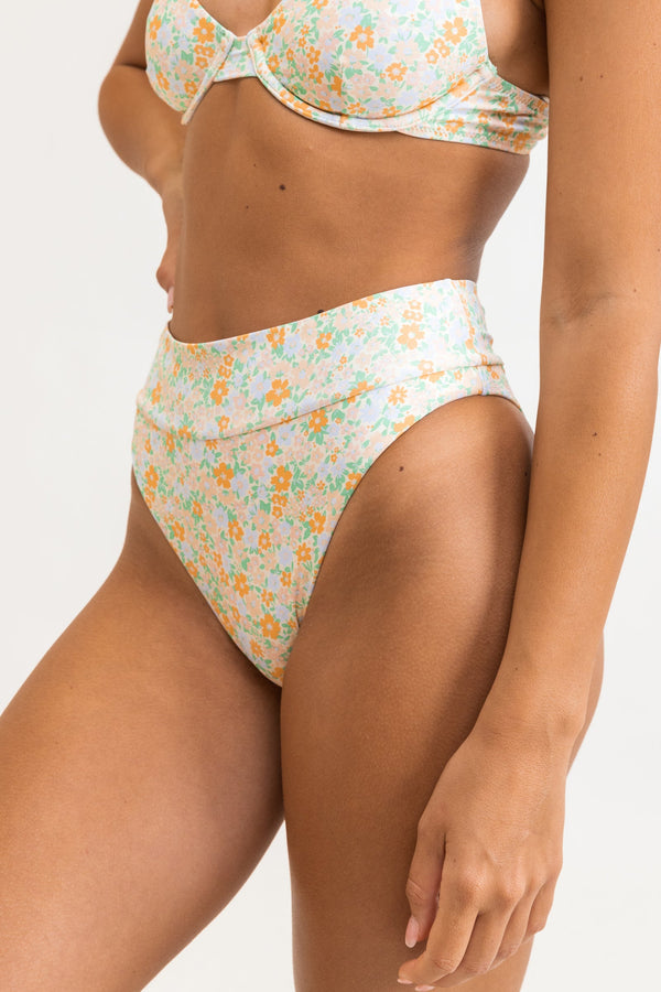 Trixie Hi Hip Banded Pant Pastel Bloom