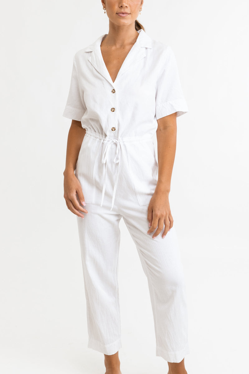 Avery Jumpsuit White