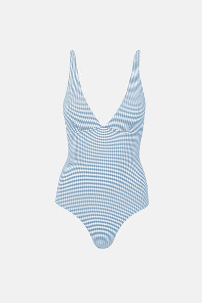 Maisy Check Classic One Piece Blue – Rhythm US