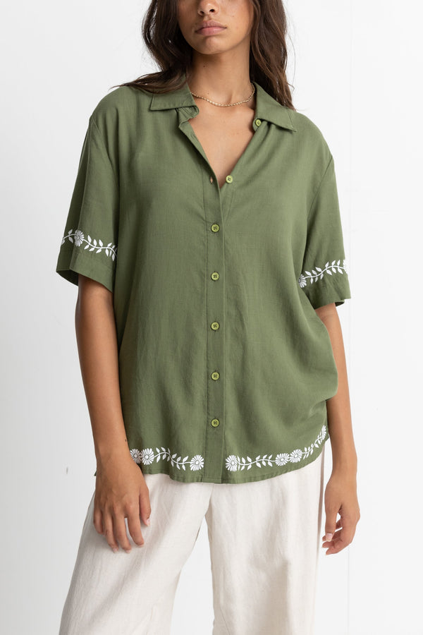 Juno Short Sleeve Shirt Olive