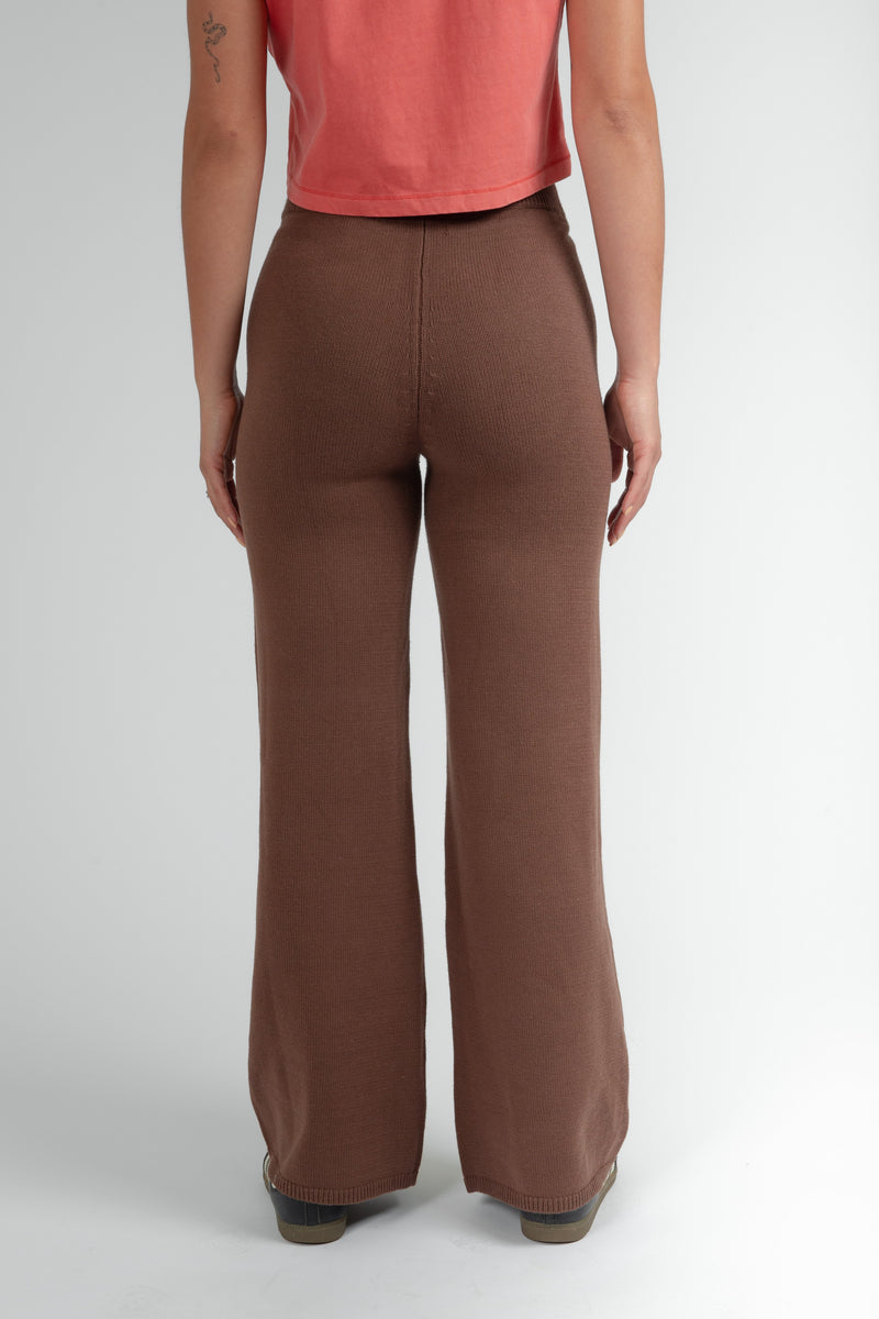 Dune Wide Leg Pant Chocolate