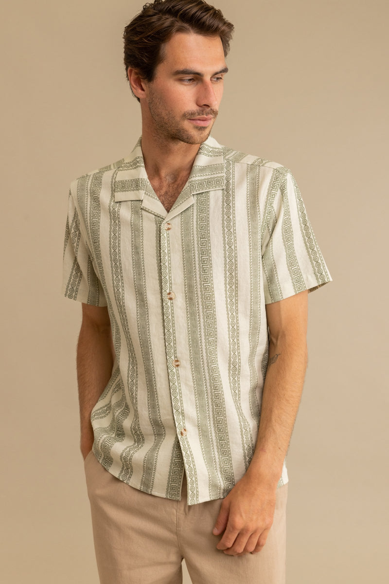 Stripe SS Shirt Natural