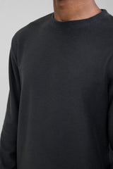 Vintage Terry LS T-Shirt Black