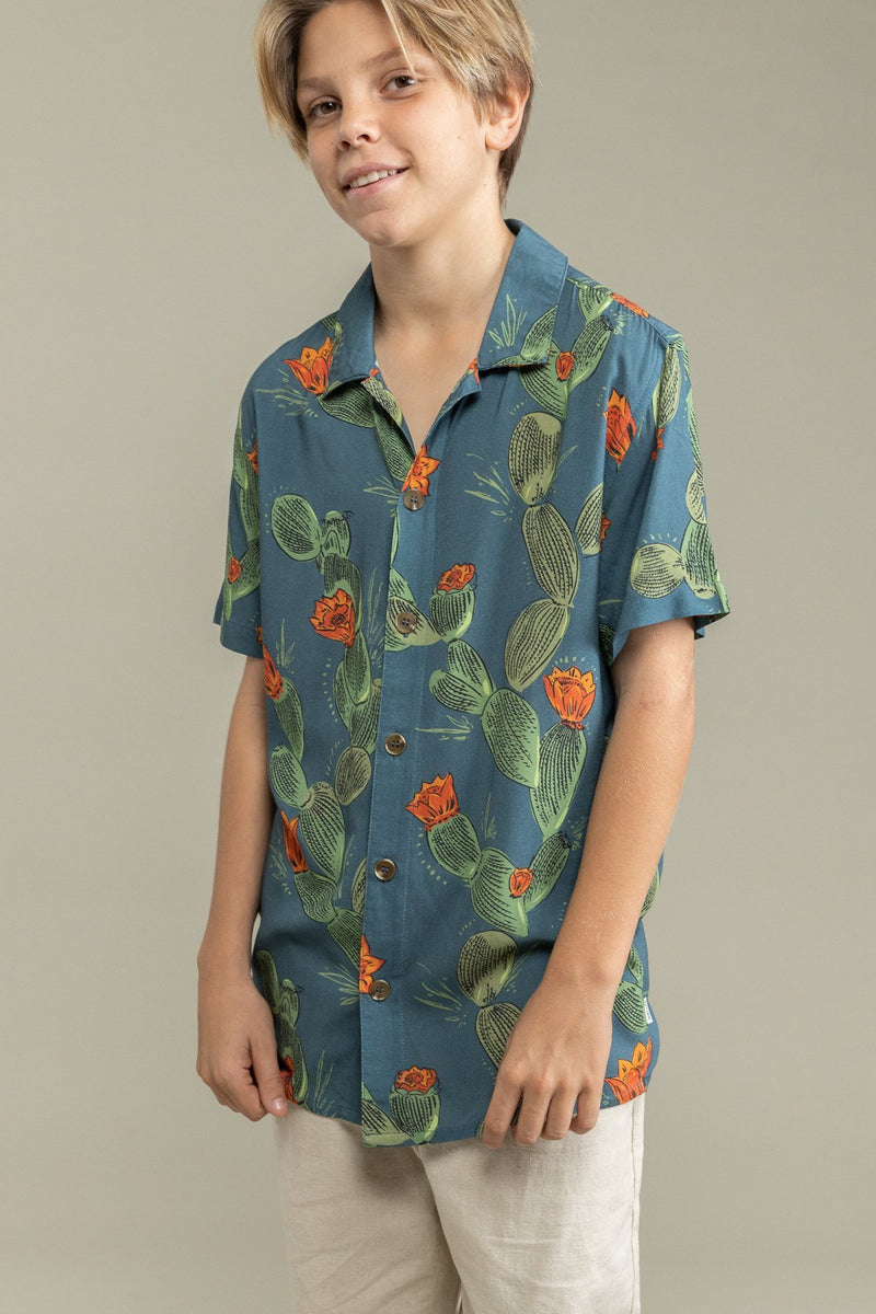 Boys Cactus SS Shirt Slate