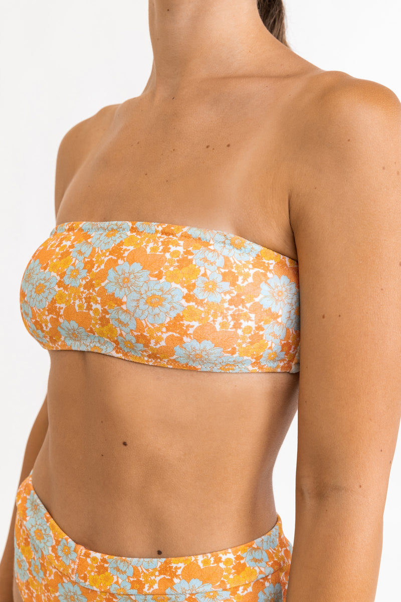 Goldie Terry Bandeau Top Apricot