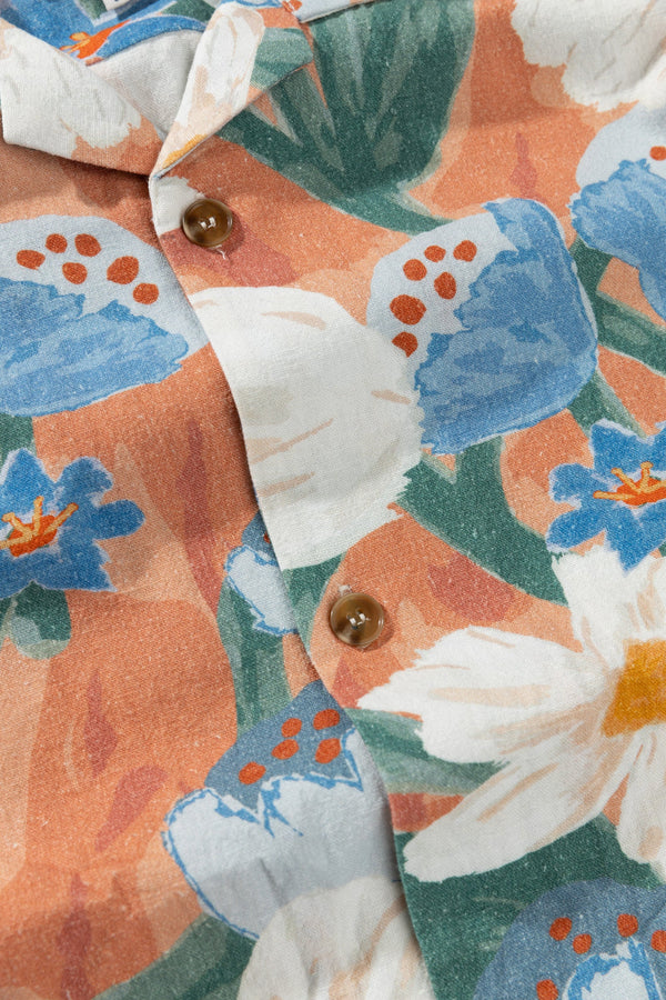 Lost Orchid Ss Shirt Melon
