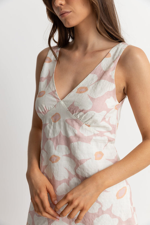 Mimi Floral Mini Dress Rose