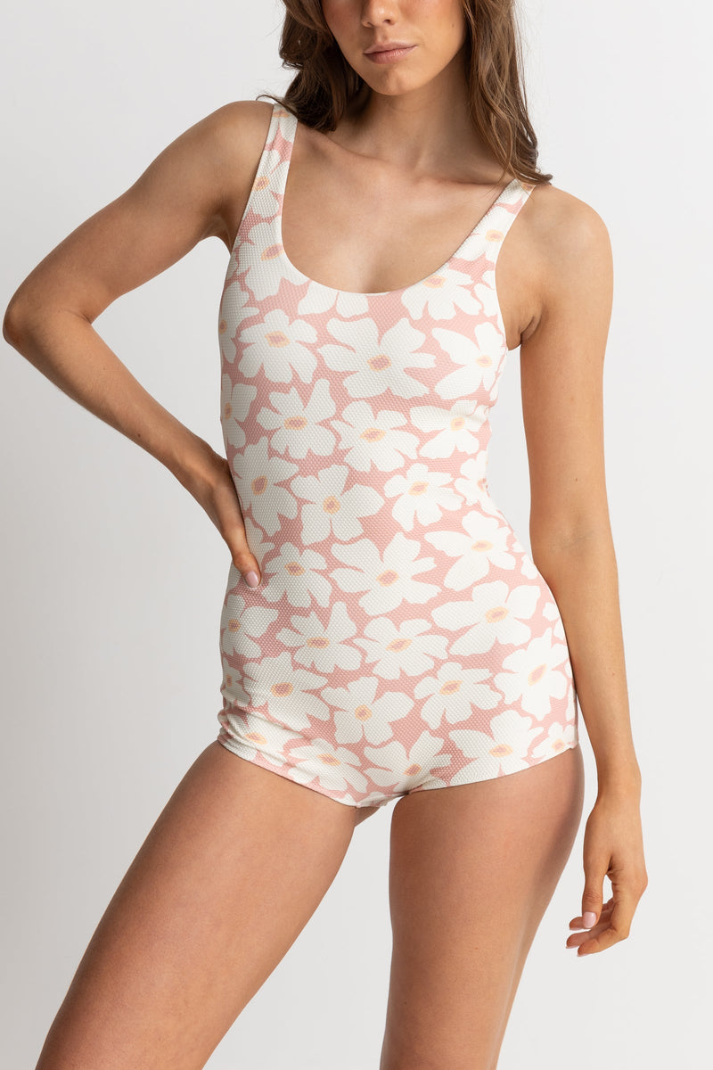 Mimi Floral Surf Short One Piece Rose – Rhythm US