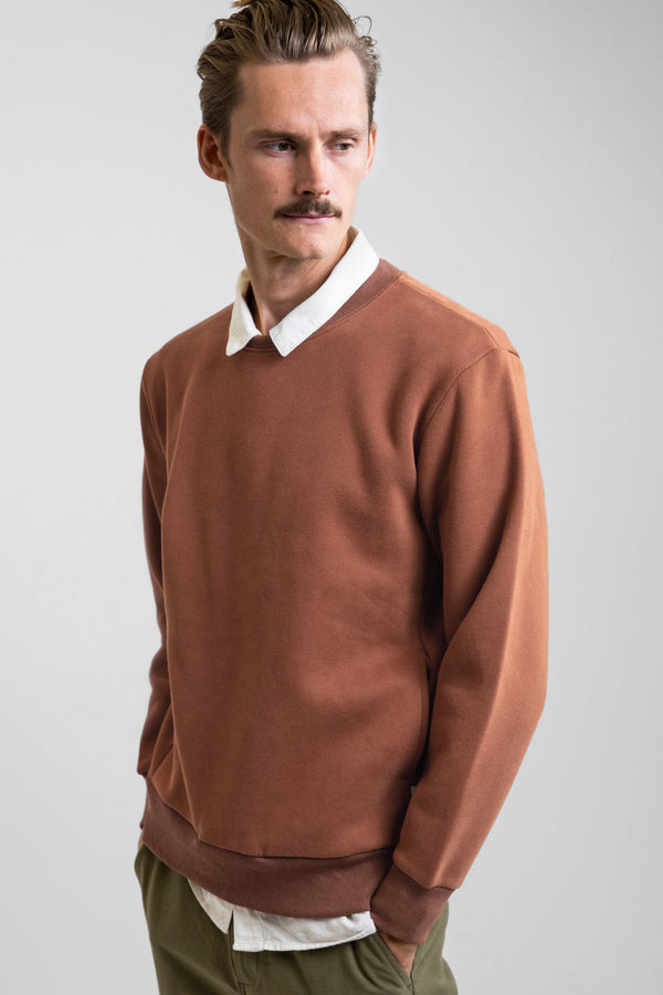 Classic Fleece Crew Baked Clay