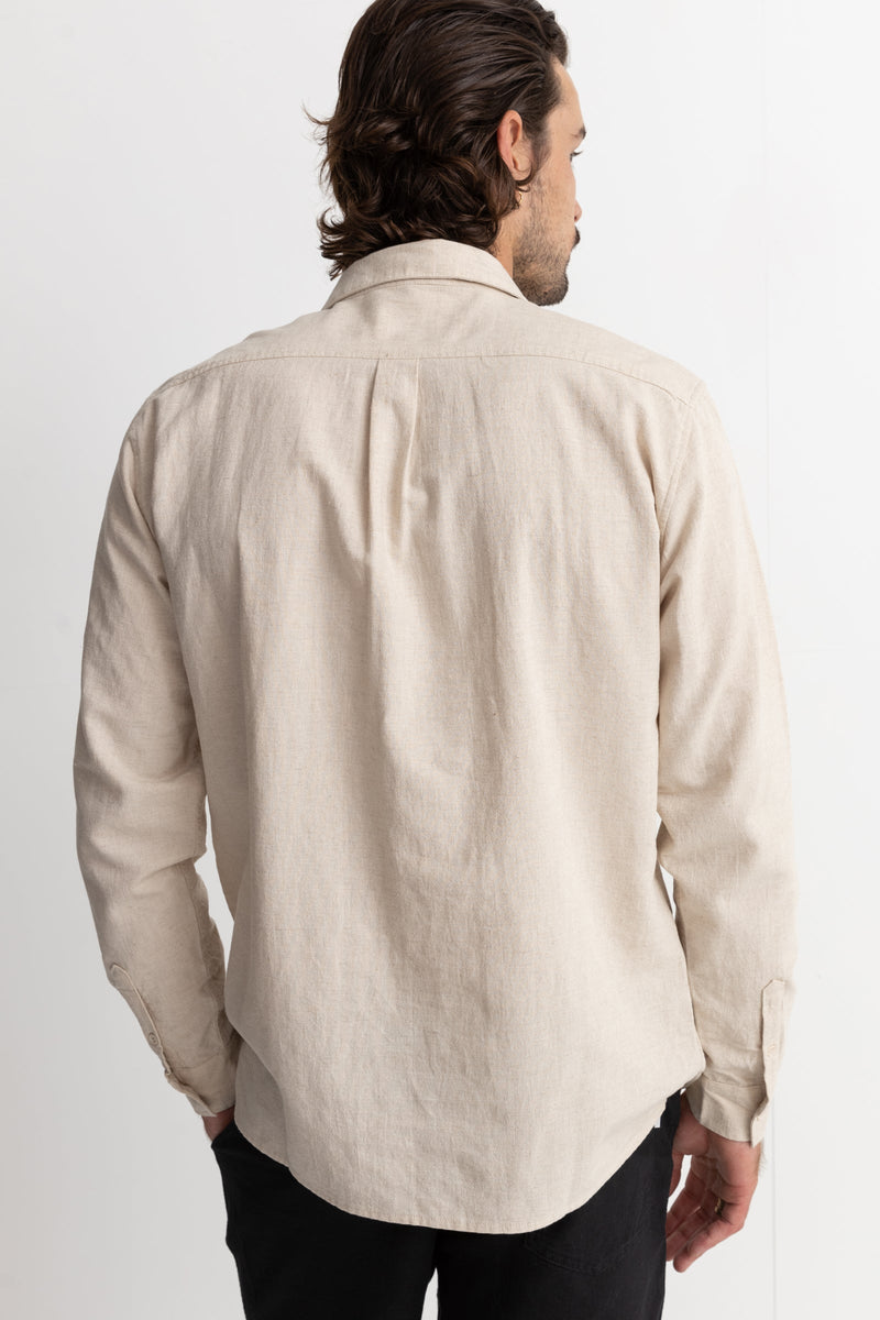 Classic Linen Ls Shirt Sand – Rhythm US
