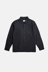 Classic Linen LS Shirt Vintage Black