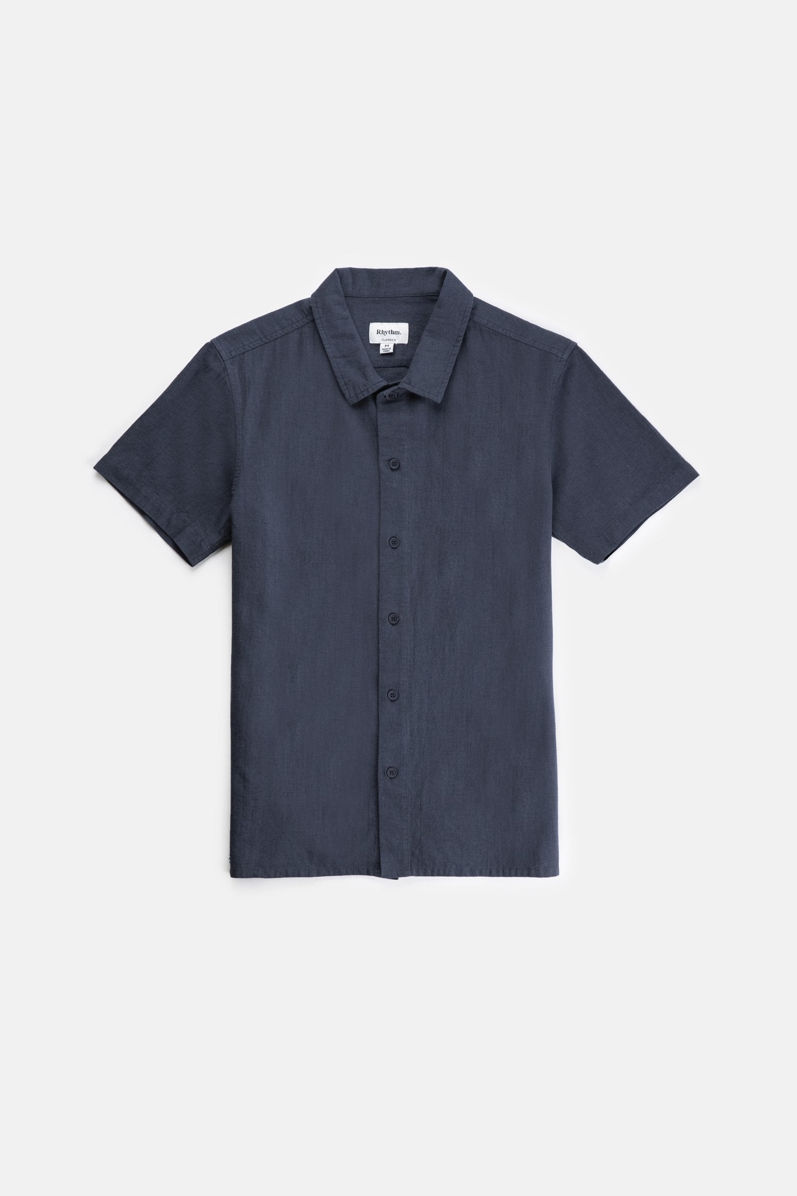 Classic Linen SS Shirt Worn Navy – Rhythm US