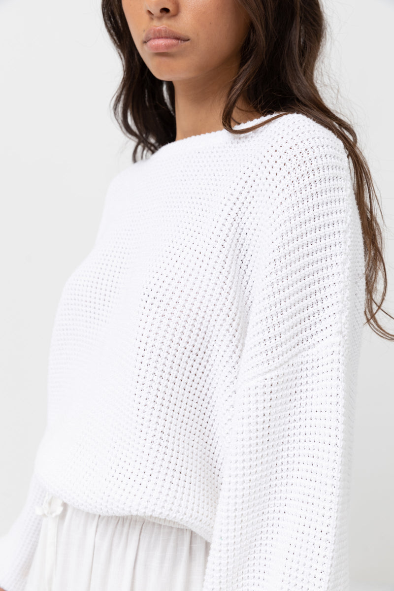 Nº21 chunky-knit jumper - White