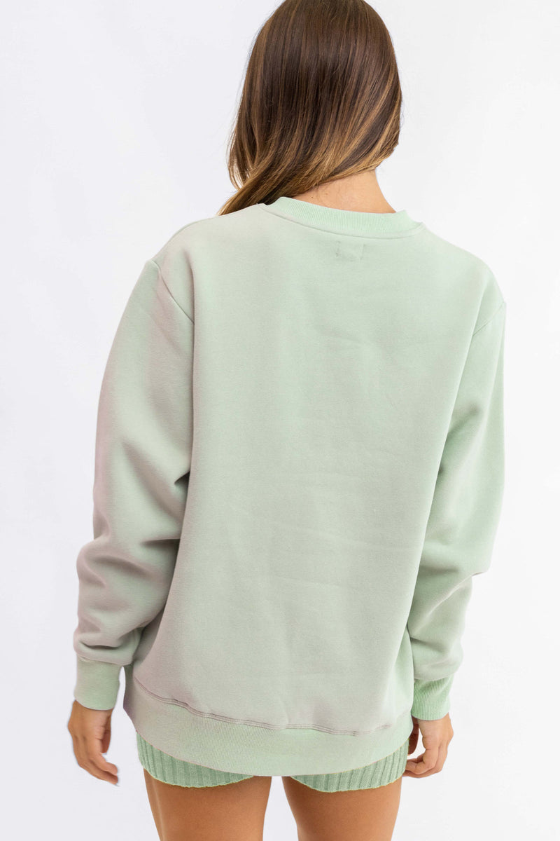 Weekender Crew Neck Fleece Sage