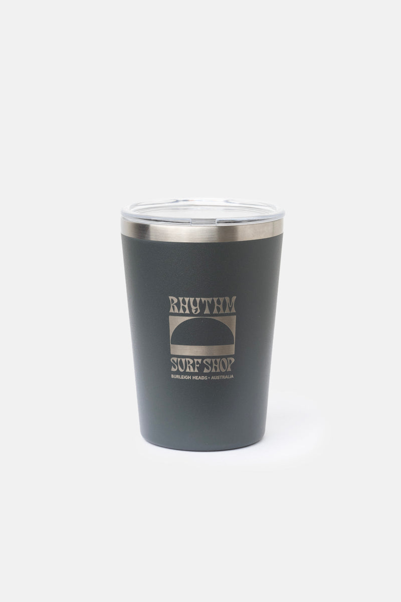 Project PARGO x Rhythm - 12oz Insulated Coffee Cup Surf Shop BBQ Charcoal