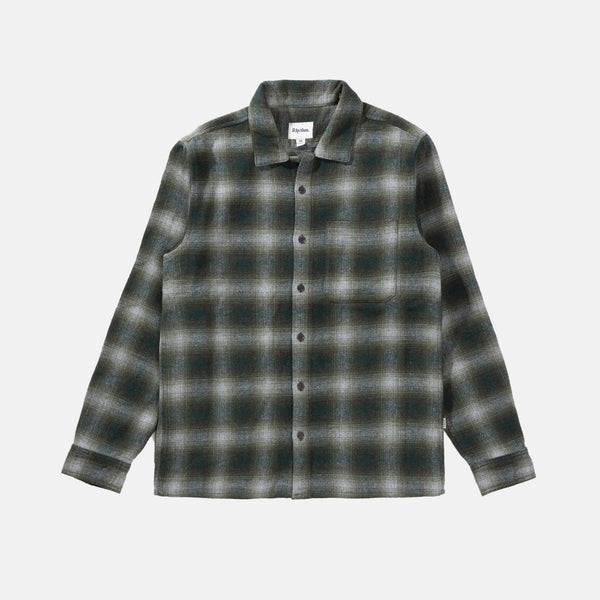 Check LS Shirt Olive – Rhythm US