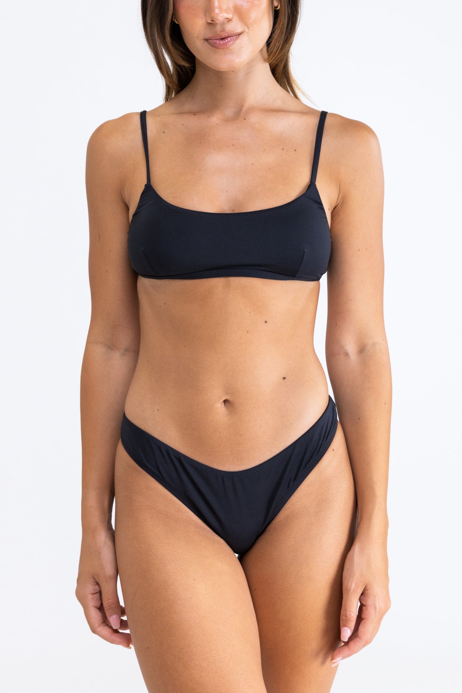 Malibu Shimmer Crop Top Black – Rhythm US